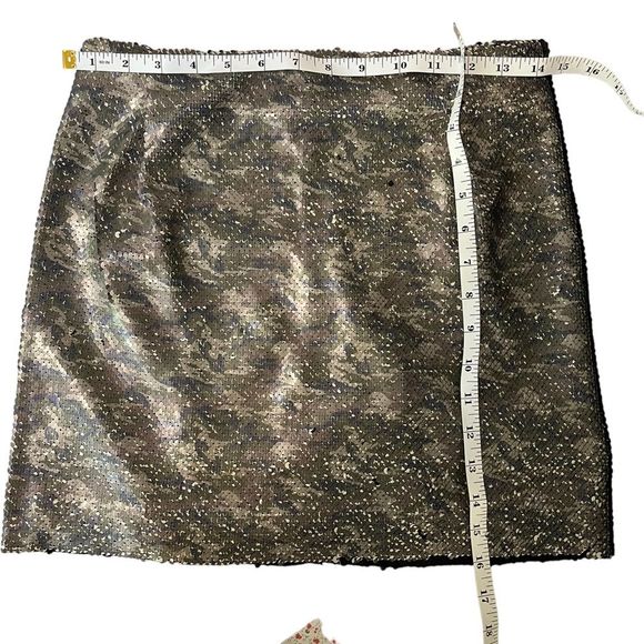 Free People Sequin Camo Mini Skirt - Picture 4 of 5